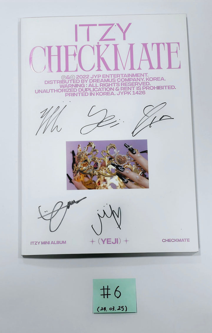 Itzy - Hand Autographed(Signed) Promo Album [24.3.25] - HALLYUSUPERSTORE
