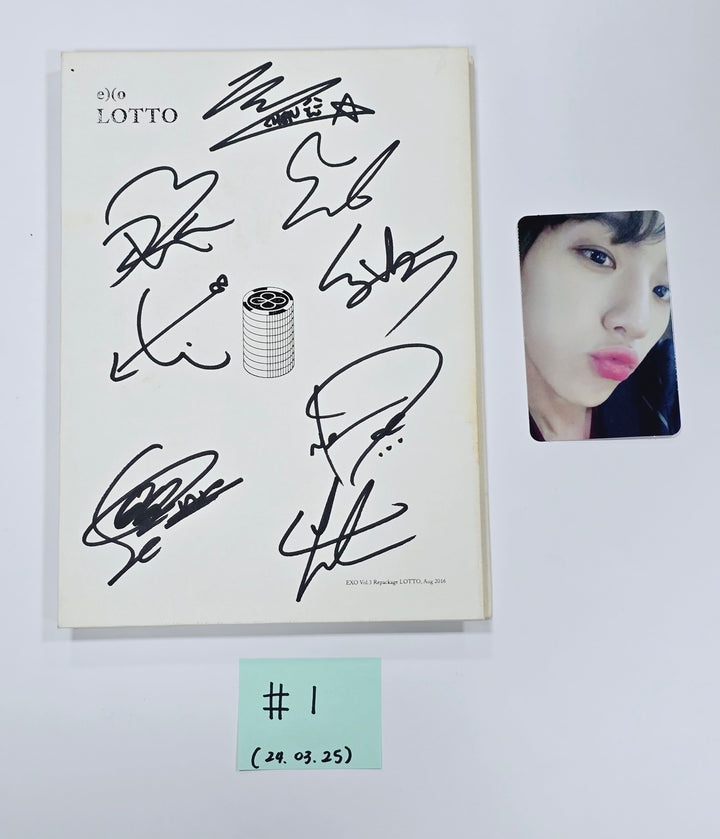 Exo, Kai (of Exo) - Hand Autographed(Signed) Promo Album [24.3.25] - HALLYUSUPERSTORE