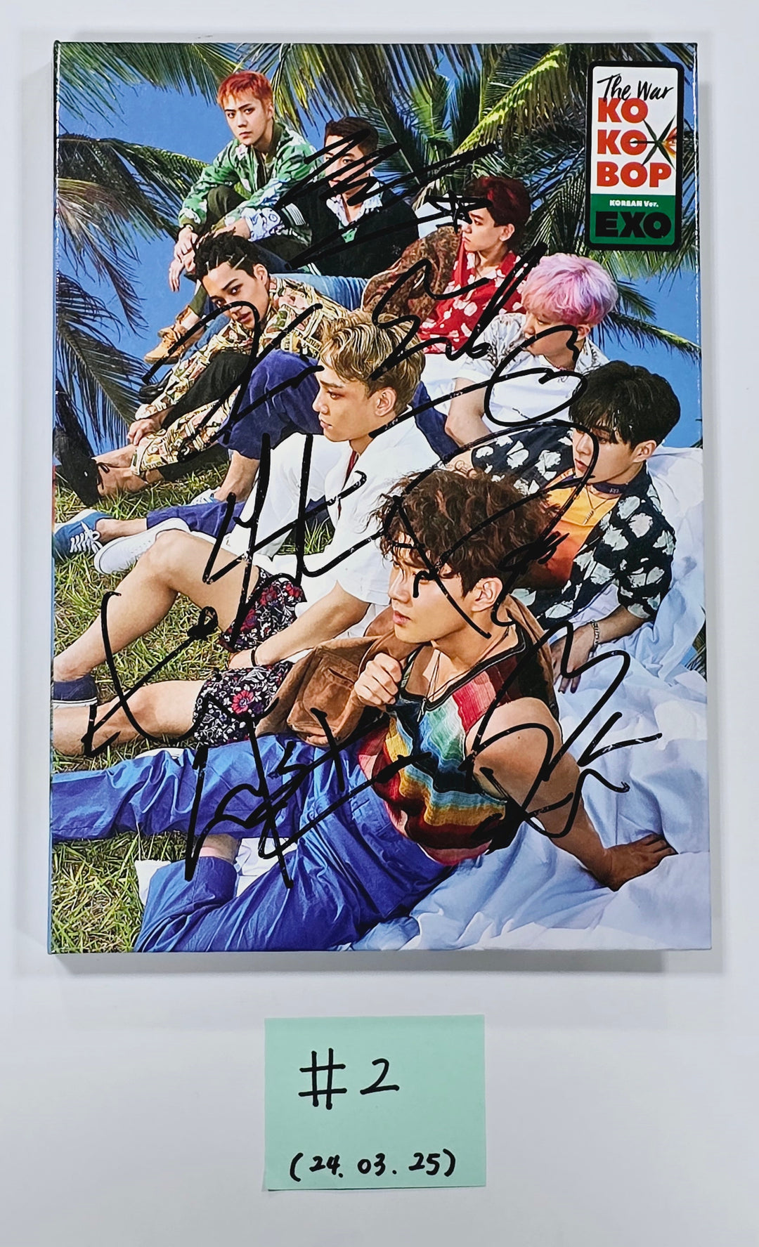 Exo, Kai (of Exo) - Hand Autographed(Signed) Promo Album [24.3.25] - HALLYUSUPERSTORE