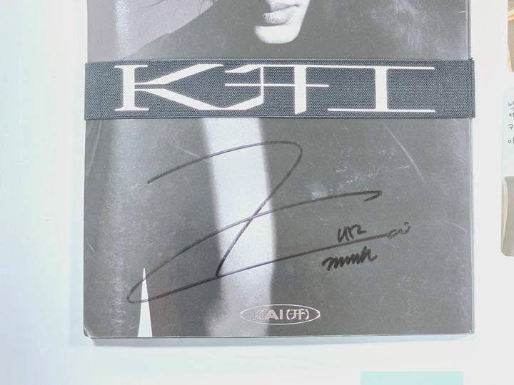 Exo, Kai (of Exo) - Hand Autographed(Signed) Promo Album [24.3.25] - HALLYUSUPERSTORE