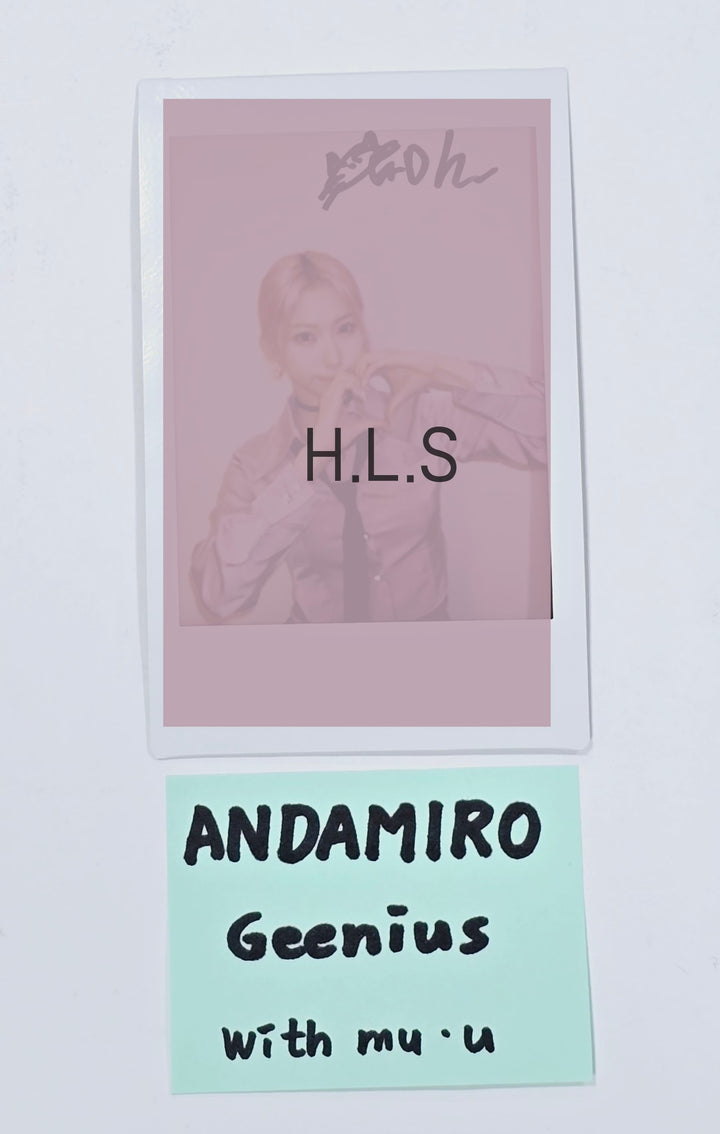 ANDAMIRO (Of Geenius) PHOTOBOOK - Hand Autographed(Signed) Polaroid [24.3.25] - HALLYUSUPERSTORE