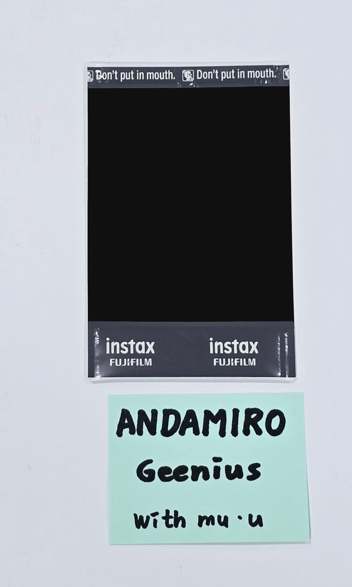 ANDAMIRO (Of Geenius) PHOTOBOOK - Hand Autographed(Signed) Polaroid [24.3.25] - HALLYUSUPERSTORE