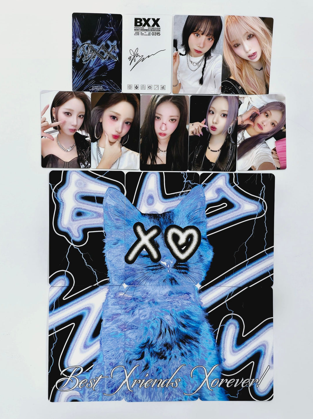 PURPLE KISS "BXX" - Official Photocard, Big Photocard [24.3.25] - HALLYUSUPERSTORE