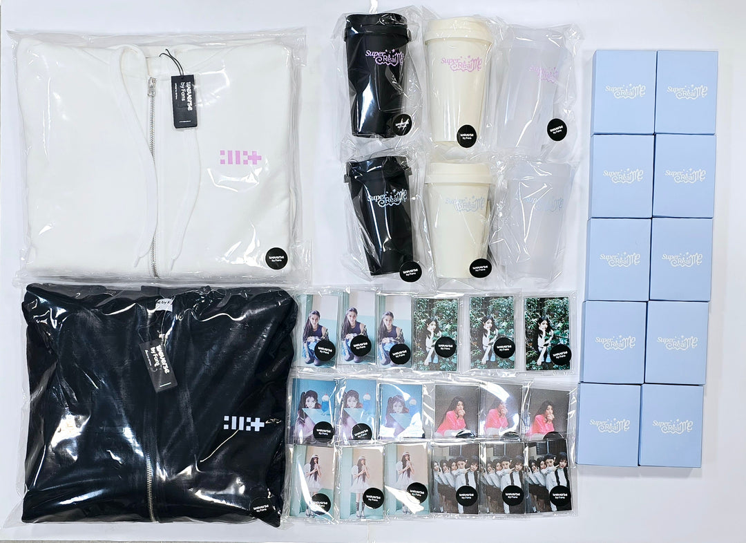ILLIT "SUPER REAL ME" - Offline Pop-Up Store MD (Acrylic Stand, Photo Deco Set, Reusable Cup, Zip-Up Hoodie) [24.3.26] - HALLYUSUPERSTORE