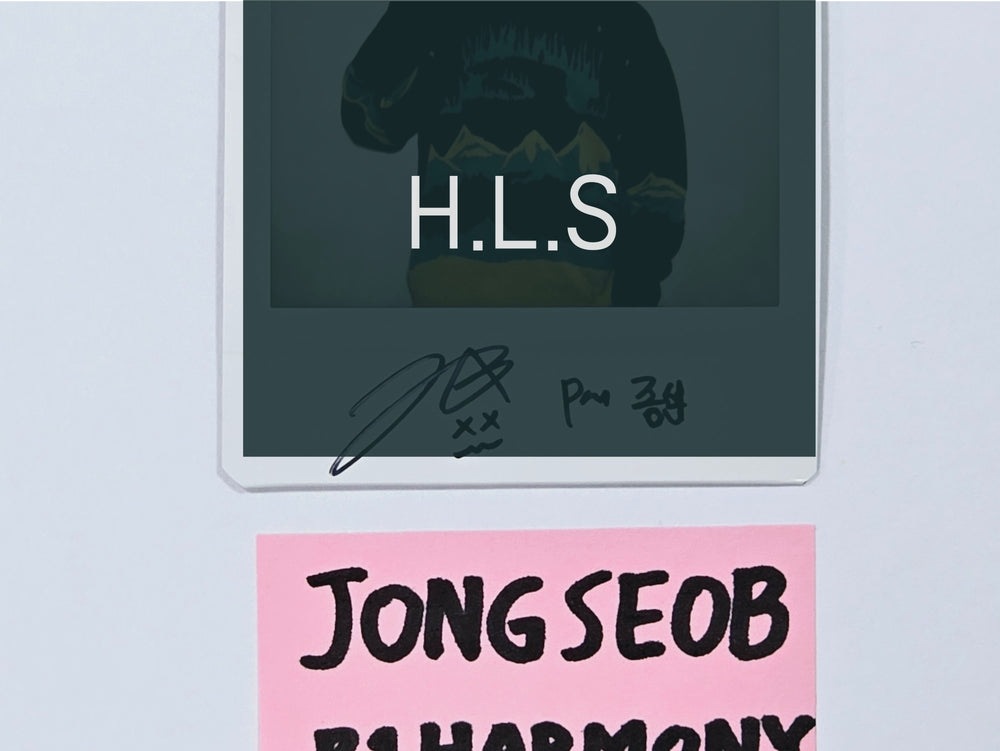 Jong Seob (Of P1Harmony) '때깔 (Killin' It)' - Hand Autographed(Signed) Polaroid [24.3.26] - HALLYUSUPERSTORE