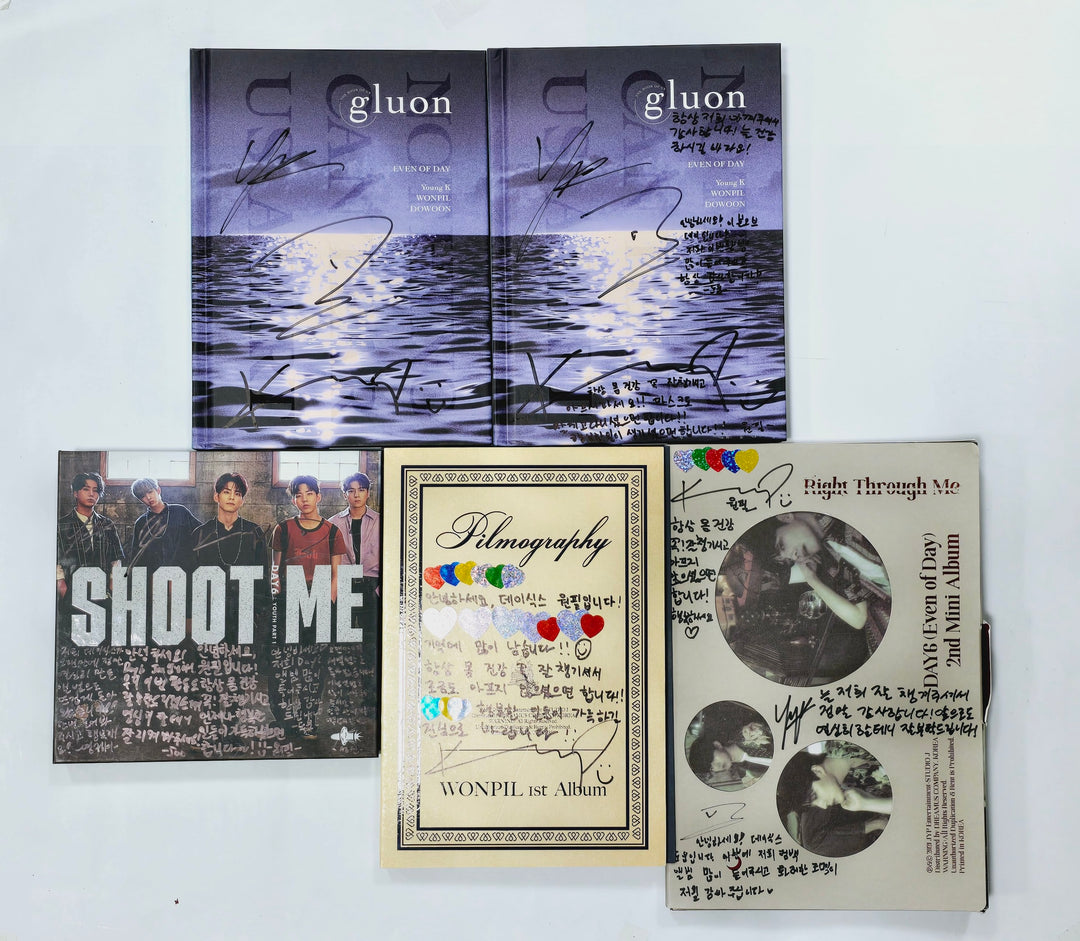 DAY6 - Hand Autographed(Signed) Promo Album [24.3.26] - HALLYUSUPERSTORE