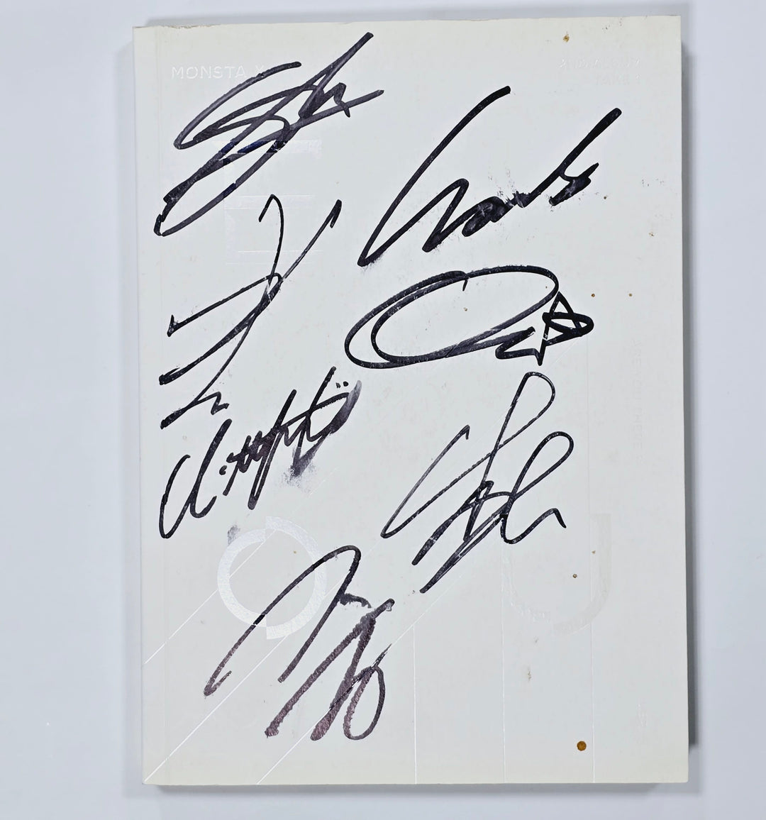 MONSTA X - Hand Autographed(Signed) Promo Album [24.3.26] - HALLYUSUPERSTORE