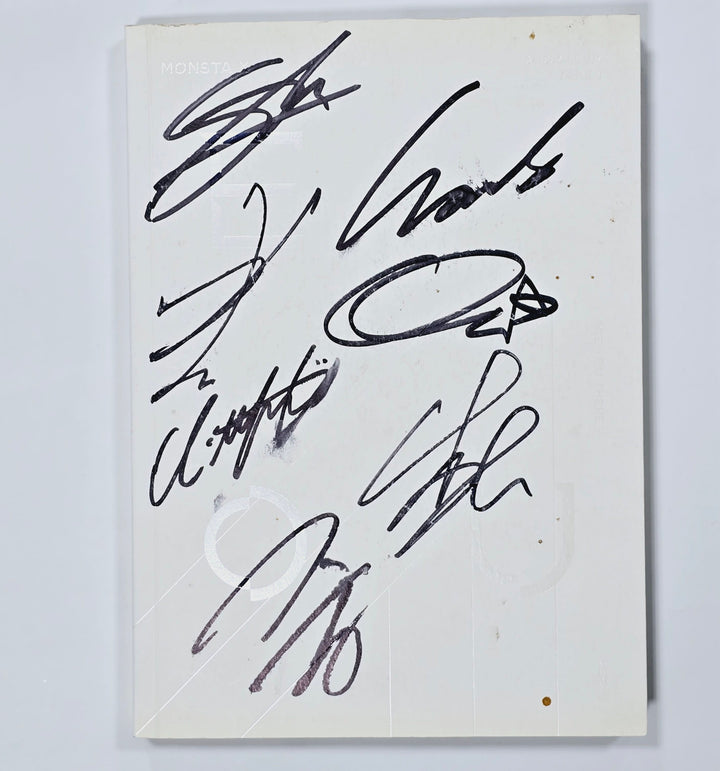 MONSTA X - Hand Autographed(Signed) Promo Album [24.3.26] - HALLYUSUPERSTORE