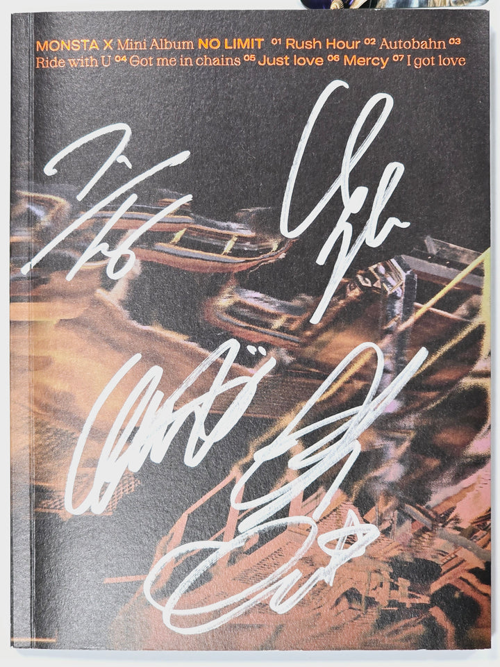 MONSTA X - Hand Autographed(Signed) Promo Album [24.3.26] - HALLYUSUPERSTORE
