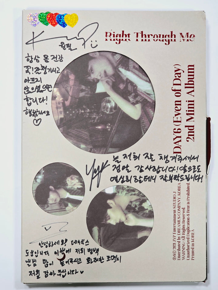 DAY6 - Hand Autographed(Signed) Promo Album [24.3.26] - HALLYUSUPERSTORE