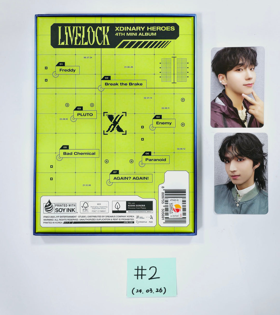 Xdinary Heroes - Hand Autographed(Signed) Promo Album [24.3.26] - HALLYUSUPERSTORE