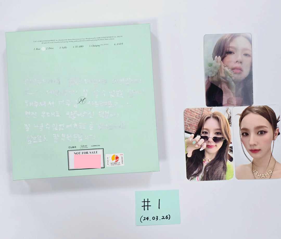 (G) I-DLE - Hand Autographed(Signed) Promo Album [24.3.26] (Restocked 3/27) - HALLYUSUPERSTORE
