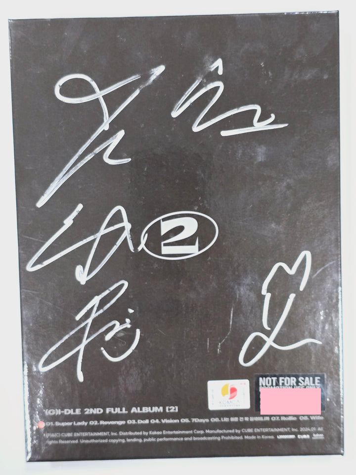 (G) I-DLE - Hand Autographed(Signed) Promo Album [24.3.26] (Restocked 3/27) - HALLYUSUPERSTORE