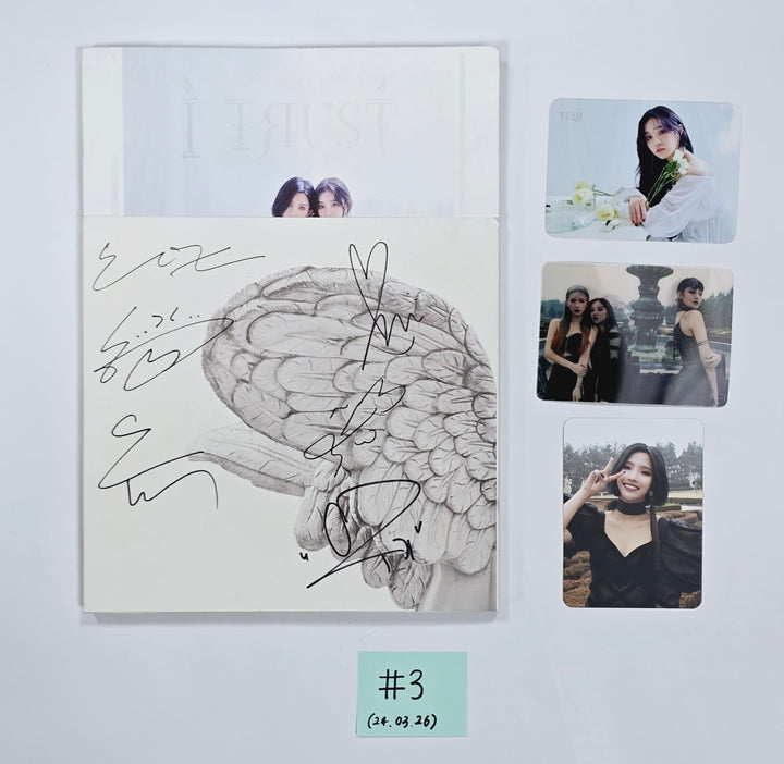 (G) I-DLE - Hand Autographed(Signed) Promo Album [24.3.26] (Restocked 3/27) - HALLYUSUPERSTORE