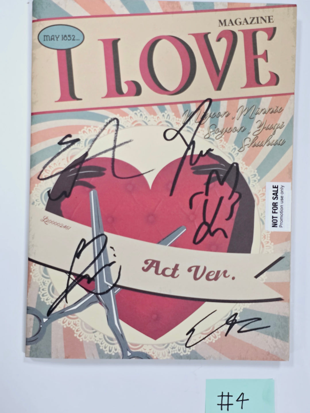 (G) I-DLE - Hand Autographed(Signed) Promo Album [24.3.26] (Restocked 3/27) - HALLYUSUPERSTORE