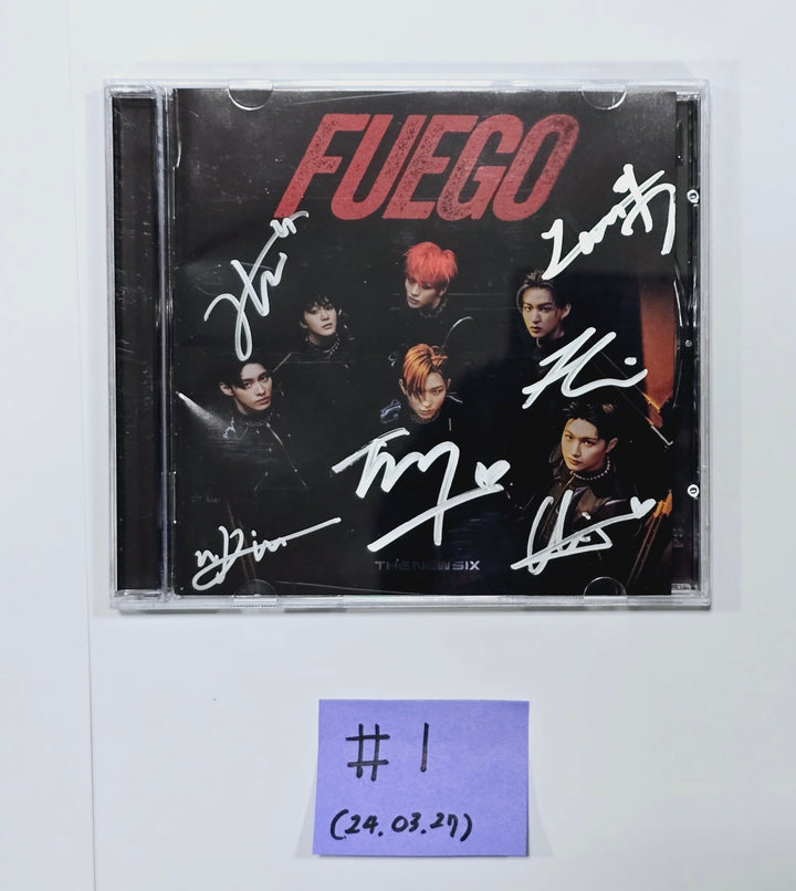 TNX (The New Six) "Fuego" Digital Single Album - Hand Autographed(Signed) Promo Album [24.3.27] - HALLYUSUPERSTORE