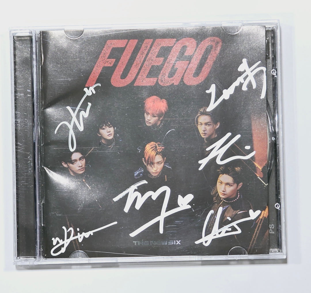 TNX (The New Six) "Fuego" Digital Single Album - Hand Autographed(Signed) Promo Album [24.3.27] - HALLYUSUPERSTORE