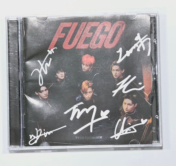 TNX (The New Six) "Fuego" Digital Single Album - Hand Autographed(Signed) Promo Album [24.3.27] - HALLYUSUPERSTORE