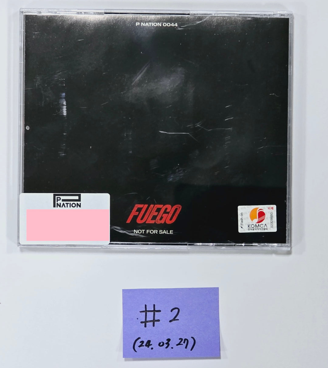 TNX (The New Six) "Fuego" Digital Single Album - Hand Autographed(Signed) Promo Album [24.3.27] - HALLYUSUPERSTORE
