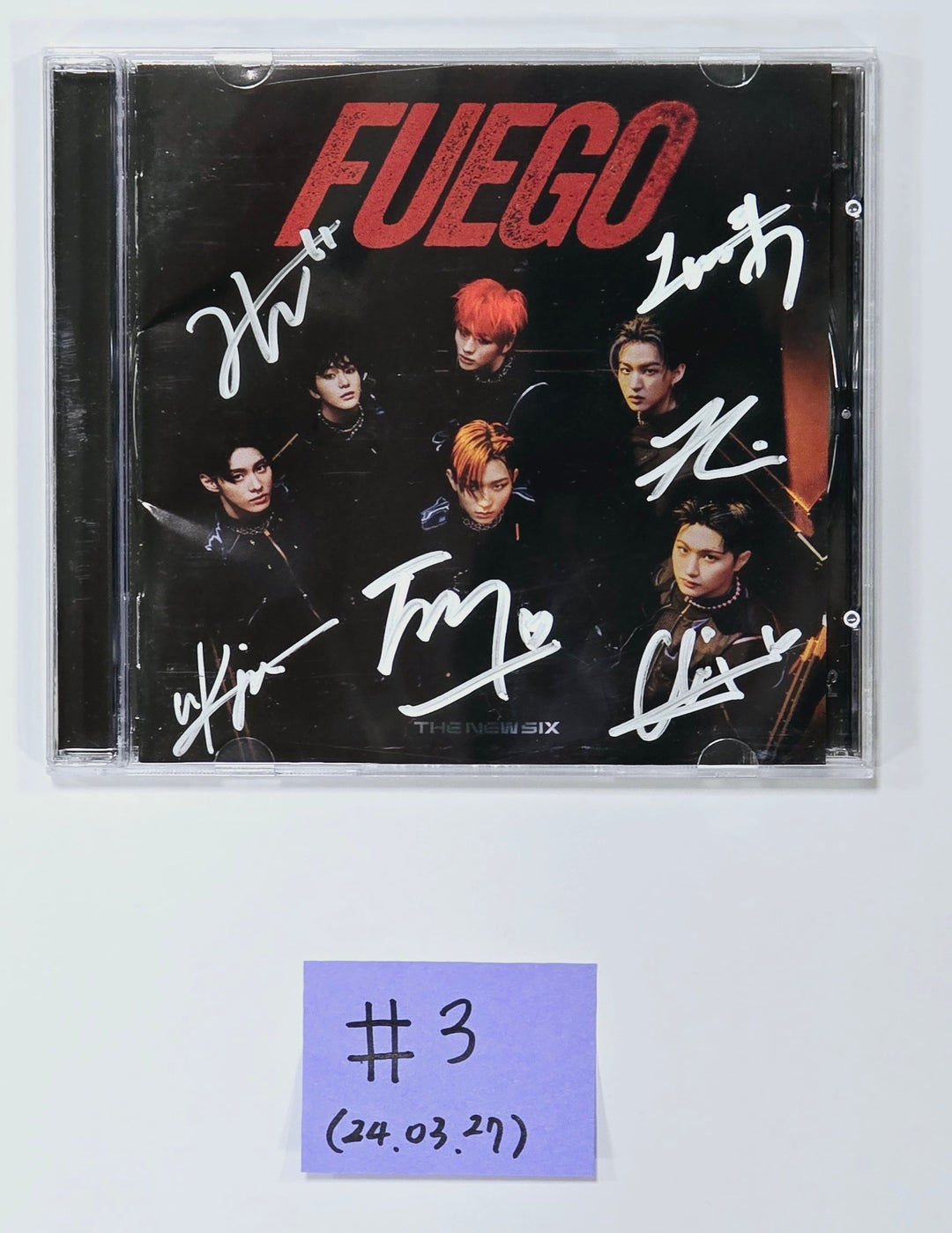 TNX (The New Six) "Fuego" Digital Single Album - Hand Autographed(Signed) Promo Album [24.3.27] - HALLYUSUPERSTORE