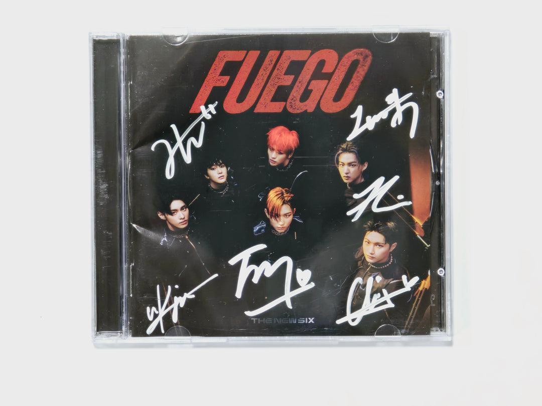 TNX (The New Six) "Fuego" Digital Single Album - Hand Autographed(Signed) Promo Album [24.3.27] - HALLYUSUPERSTORE
