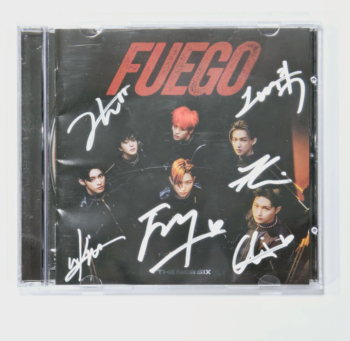 TNX (The New Six) "Fuego" Digital Single Album - Hand Autographed(Signed) Promo Album [24.3.27] - HALLYUSUPERSTORE