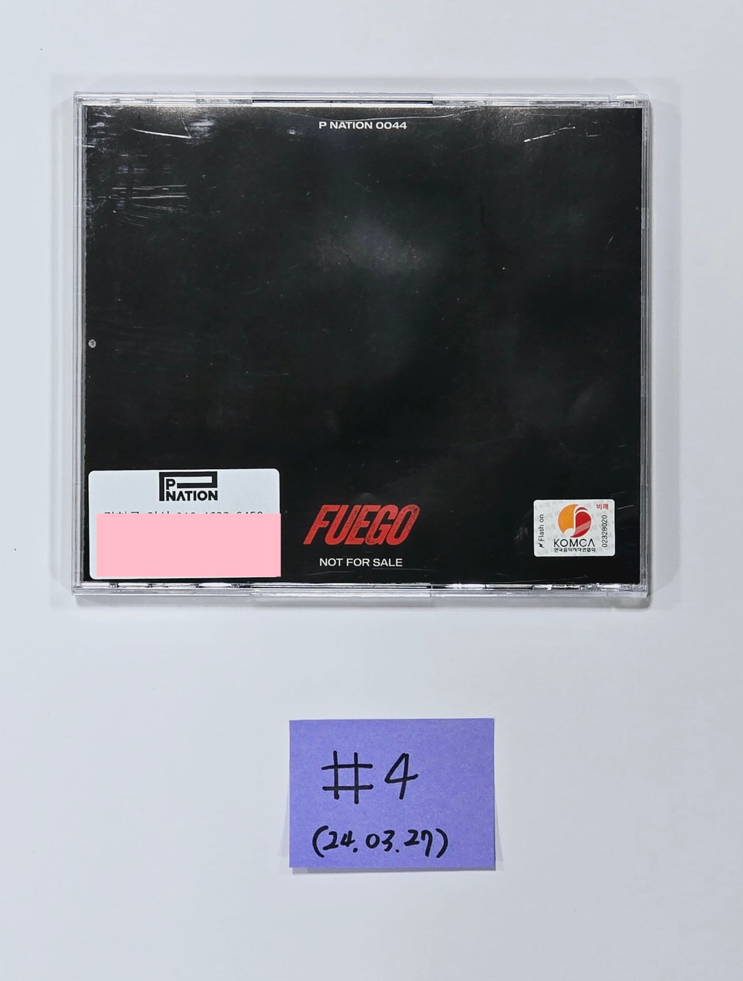 TNX (The New Six) "Fuego" Digital Single Album - Hand Autographed(Signed) Promo Album [24.3.27] - HALLYUSUPERSTORE