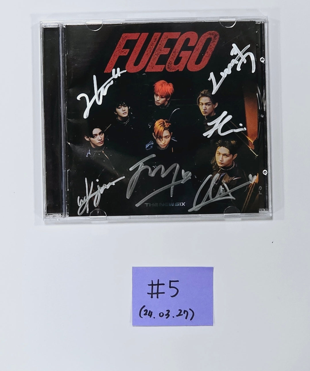 TNX (The New Six) "Fuego" Digital Single Album - Hand Autographed(Signed) Promo Album [24.3.27] - HALLYUSUPERSTORE