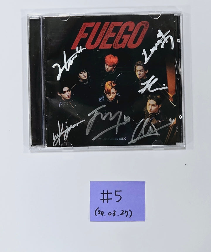 TNX (The New Six) "Fuego" Digital Single Album - Hand Autographed(Signed) Promo Album [24.3.27] - HALLYUSUPERSTORE
