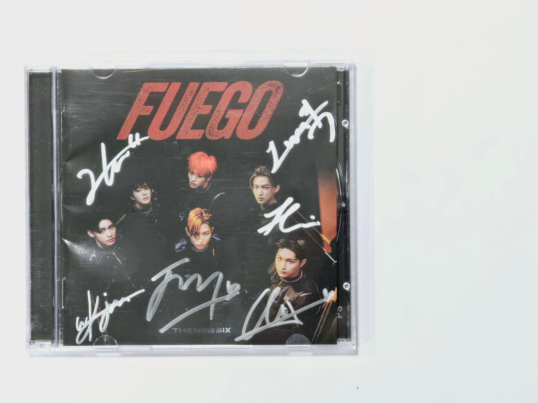 TNX (The New Six) "Fuego" Digital Single Album - Hand Autographed(Signed) Promo Album [24.3.27] - HALLYUSUPERSTORE