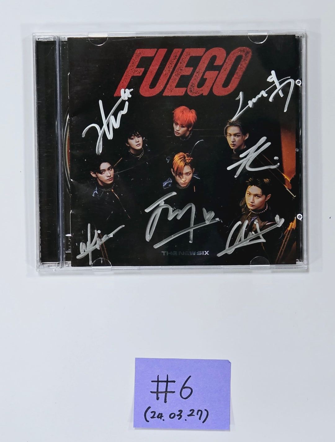 TNX (The New Six) "Fuego" Digital Single Album - Hand Autographed(Signed) Promo Album [24.3.27] - HALLYUSUPERSTORE