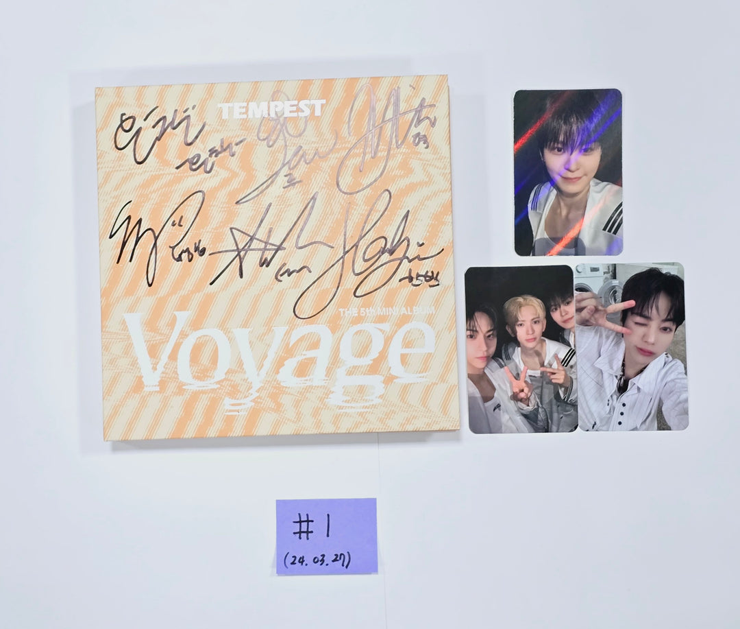 LUN8 "BUFF", TEMPEST "Voyage", THE BOYZ "PHANTASY", Day 6 "Fourever" - Hand Autographed(Signed) Promo Album [24.3.27] - HALLYUSUPERSTORE