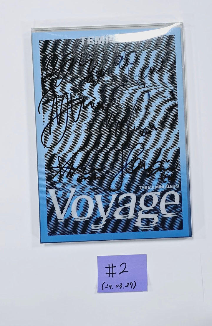LUN8 "BUFF", TEMPEST "Voyage", THE BOYZ "PHANTASY", Day 6 "Fourever" - Hand Autographed(Signed) Promo Album [24.3.27] - HALLYUSUPERSTORE