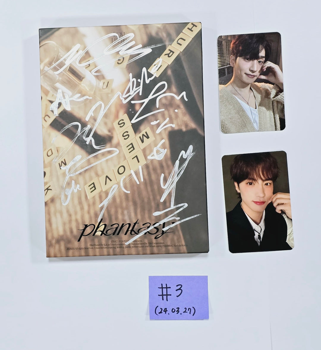 LUN8 "BUFF", TEMPEST "Voyage", THE BOYZ "PHANTASY", Day 6 "Fourever" - Hand Autographed(Signed) Promo Album [24.3.27] - HALLYUSUPERSTORE