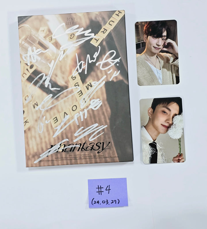 LUN8 "BUFF", TEMPEST "Voyage", THE BOYZ "PHANTASY", Day 6 "Fourever" - Hand Autographed(Signed) Promo Album [24.3.27] - HALLYUSUPERSTORE