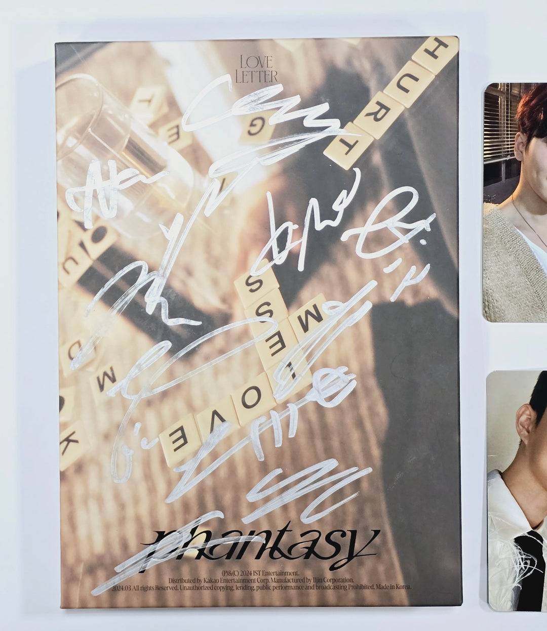 LUN8 "BUFF", TEMPEST "Voyage", THE BOYZ "PHANTASY", Day 6 "Fourever" - Hand Autographed(Signed) Promo Album [24.3.27] - HALLYUSUPERSTORE