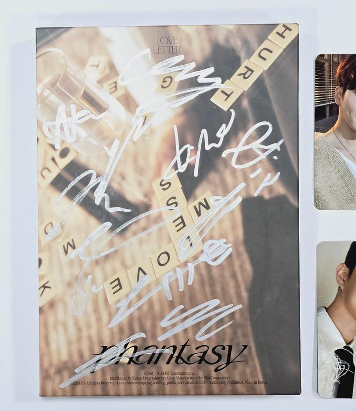 LUN8 "BUFF", TEMPEST "Voyage", THE BOYZ "PHANTASY", Day 6 "Fourever" - Hand Autographed(Signed) Promo Album [24.3.27] - HALLYUSUPERSTORE