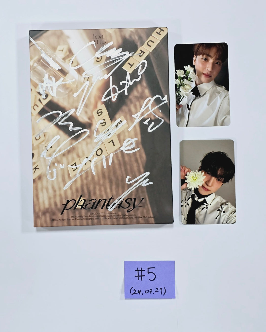 LUN8 "BUFF", TEMPEST "Voyage", THE BOYZ "PHANTASY", Day 6 "Fourever" - Hand Autographed(Signed) Promo Album [24.3.27] - HALLYUSUPERSTORE