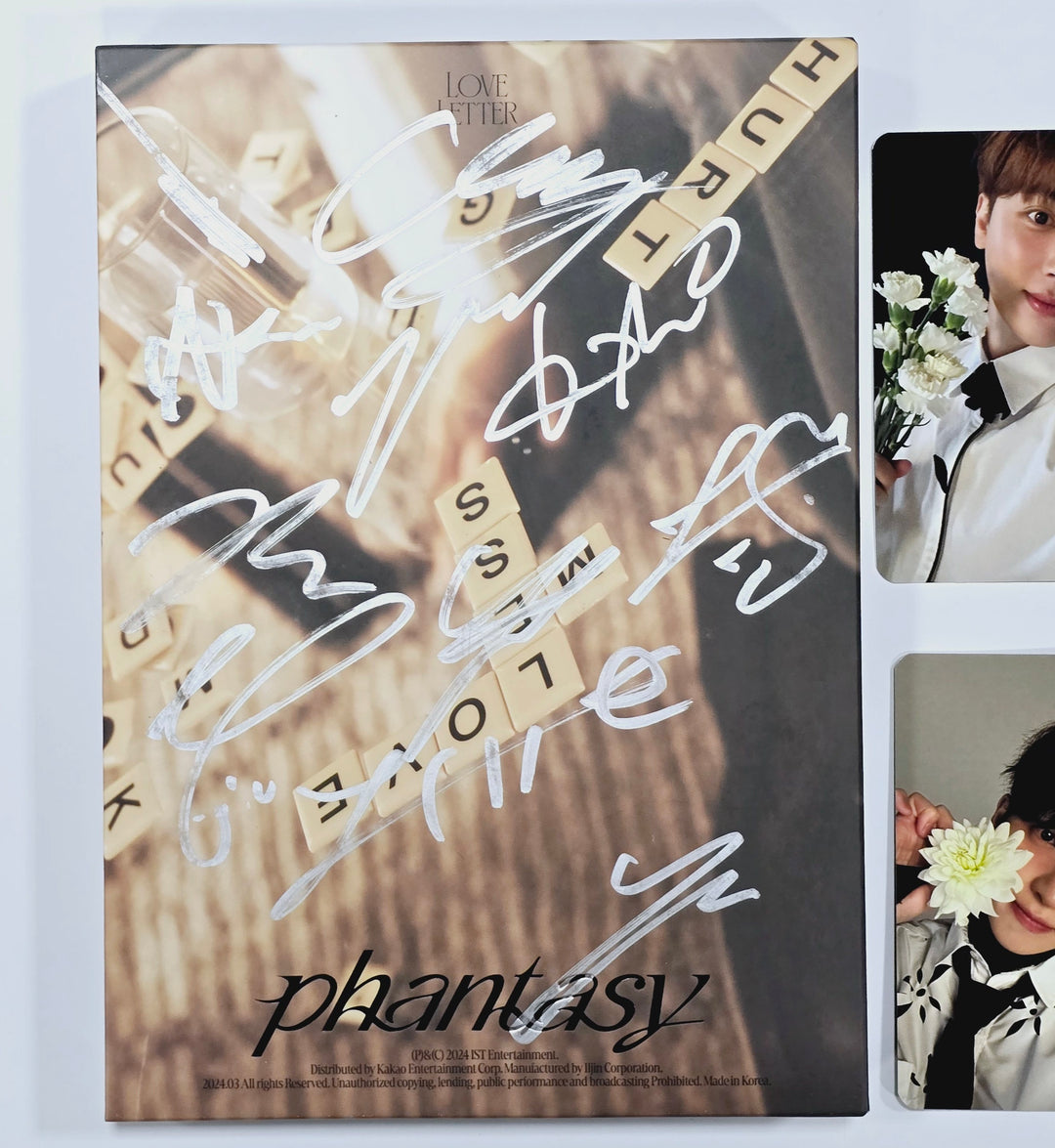LUN8 "BUFF", TEMPEST "Voyage", THE BOYZ "PHANTASY", Day 6 "Fourever" - Hand Autographed(Signed) Promo Album [24.3.27] - HALLYUSUPERSTORE