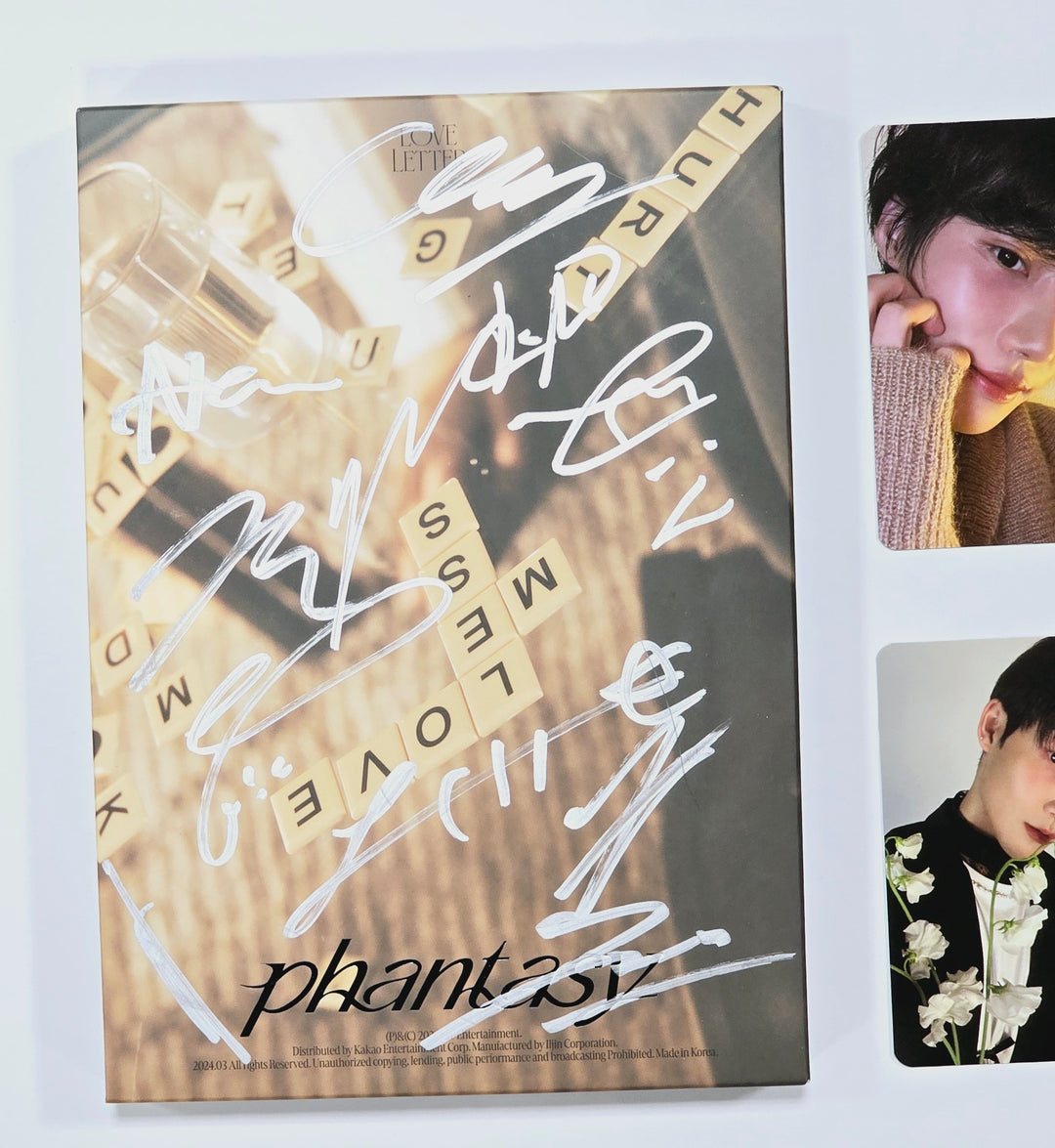 LUN8 "BUFF", TEMPEST "Voyage", THE BOYZ "PHANTASY", Day 6 "Fourever" - Hand Autographed(Signed) Promo Album [24.3.27] - HALLYUSUPERSTORE