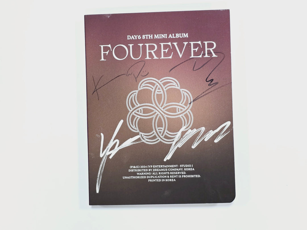LUN8 "BUFF", TEMPEST "Voyage", THE BOYZ "PHANTASY", Day 6 "Fourever" - Hand Autographed(Signed) Promo Album [24.3.27] - HALLYUSUPERSTORE