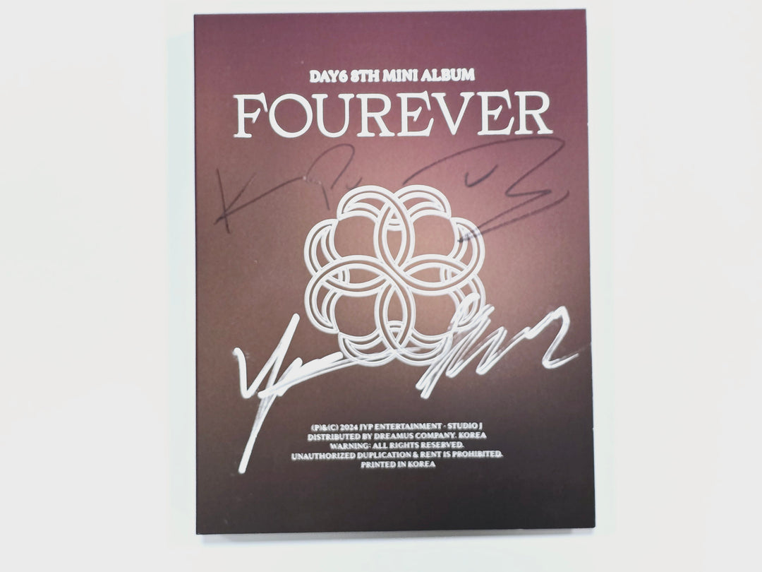 LUN8 "BUFF", TEMPEST "Voyage", THE BOYZ "PHANTASY", Day 6 "Fourever" - Hand Autographed(Signed) Promo Album [24.3.27] - HALLYUSUPERSTORE
