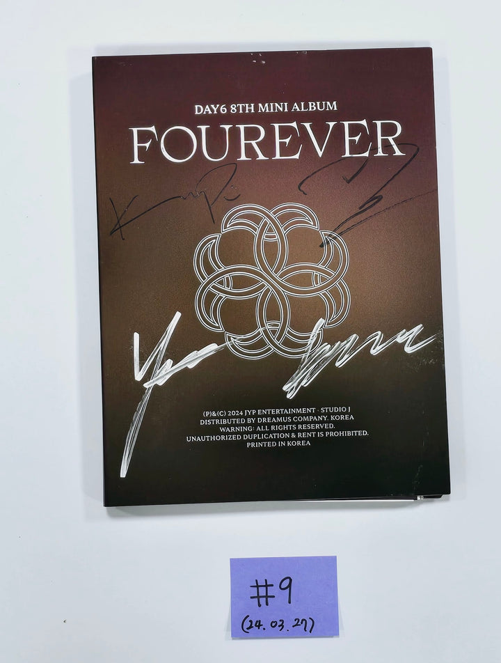 LUN8 "BUFF", TEMPEST "Voyage", THE BOYZ "PHANTASY", Day 6 "Fourever" - Hand Autographed(Signed) Promo Album [24.3.27] - HALLYUSUPERSTORE