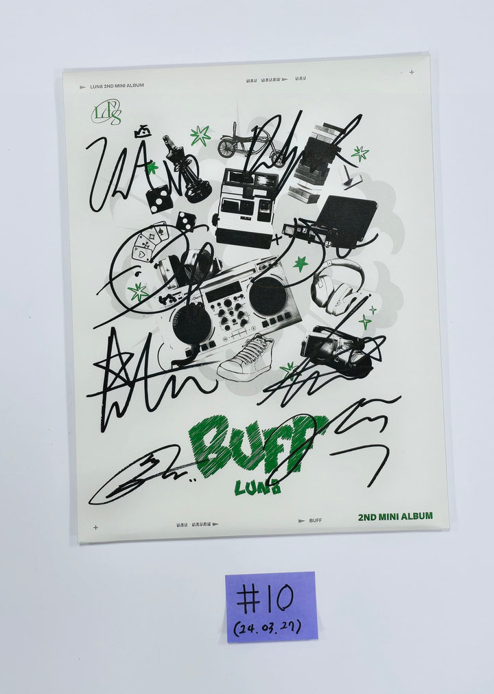 LUN8 "BUFF", TEMPEST "Voyage", THE BOYZ "PHANTASY", Day 6 "Fourever" - Hand Autographed(Signed) Promo Album [24.3.27] - HALLYUSUPERSTORE
