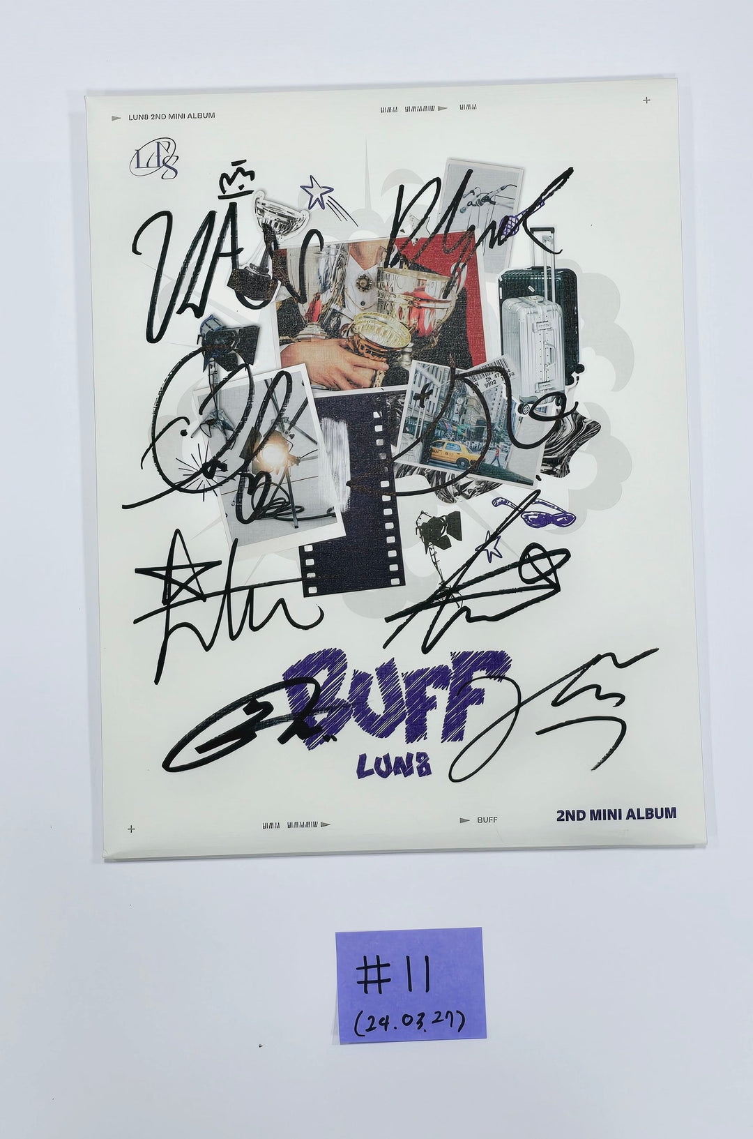 LUN8 "BUFF", TEMPEST "Voyage", THE BOYZ "PHANTASY", Day 6 "Fourever" - Hand Autographed(Signed) Promo Album [24.3.27] - HALLYUSUPERSTORE