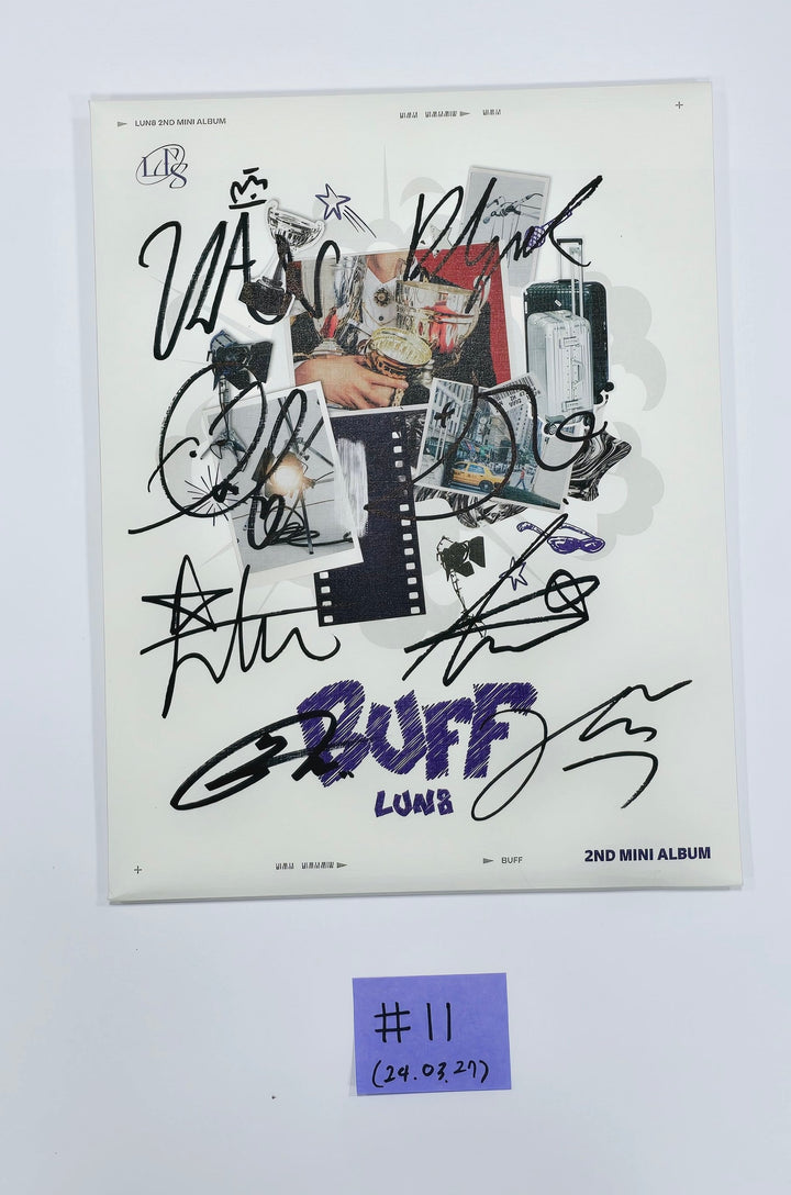 LUN8 "BUFF", TEMPEST "Voyage", THE BOYZ "PHANTASY", Day 6 "Fourever" - Hand Autographed(Signed) Promo Album [24.3.27] - HALLYUSUPERSTORE