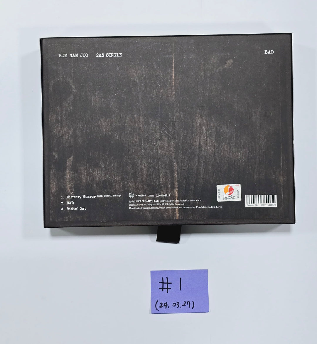 Kim Nam Joo "BAD", WENDY "Wish You Hell", PURPLE KISS "BXX" - Hand Autographed(Signed) Promo Album [24.3.27] - HALLYUSUPERSTORE