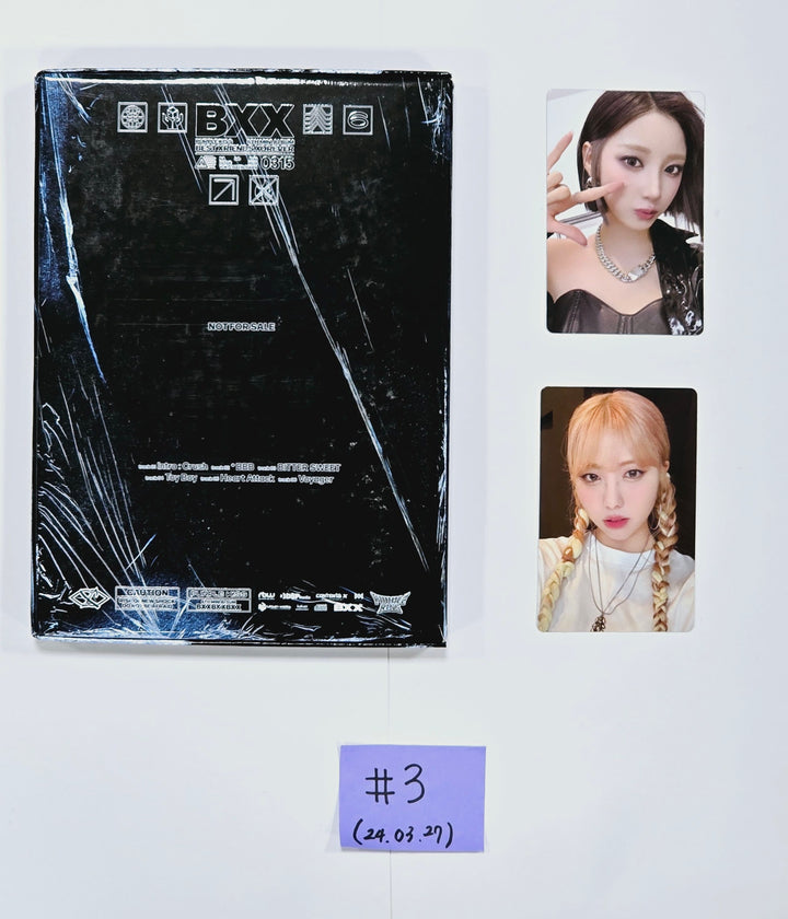Kim Nam Joo "BAD", WENDY "Wish You Hell", PURPLE KISS "BXX" - Hand Autographed(Signed) Promo Album [24.3.27] - HALLYUSUPERSTORE