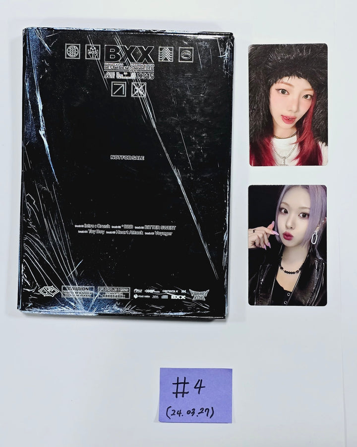 Kim Nam Joo "BAD", WENDY "Wish You Hell", PURPLE KISS "BXX" - Hand Autographed(Signed) Promo Album [24.3.27] - HALLYUSUPERSTORE