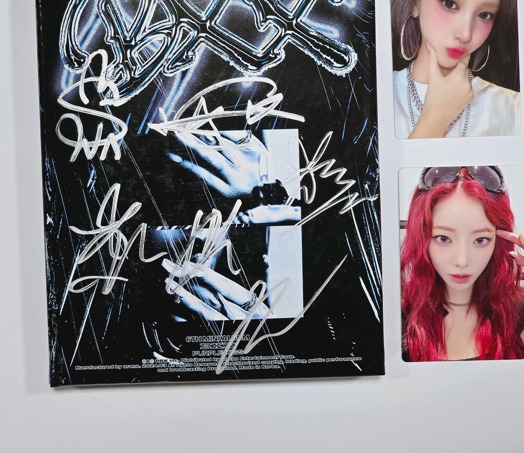 Kim Nam Joo "BAD", WENDY "Wish You Hell", PURPLE KISS "BXX" - Hand Autographed(Signed) Promo Album [24.3.27] - HALLYUSUPERSTORE